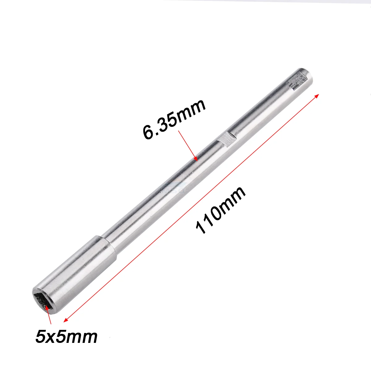 الفولاذ المقاوم للصدأ 6.35 مللي متر 1/4 ''دعامة رمح طول 110/1120 مللي متر لمحرك الغاز RC قارب عمود كابل مرن