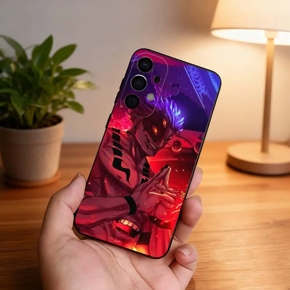 R-Ryomen Anime S-Sukuna Phone Case For Samsung S25,S24,S21,S22,S23,S30,Ultra,S20,Plus,Fe,Lite,5G Black Cover 5