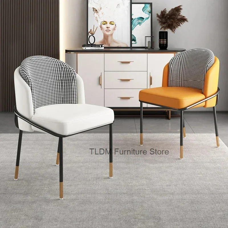 Cafe Soft Individual Chairs Design Office Dining Dining Chairs Living Luxury Kitchen Room Silla Comedor Home Furniture