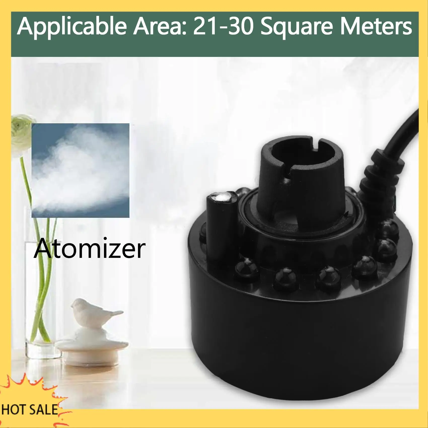 A66Z 12 Led Industrial Incubator Humidifier Pond Atomizer Air Udifiermih DC 24V Mist Maker Fogger Water Fountain