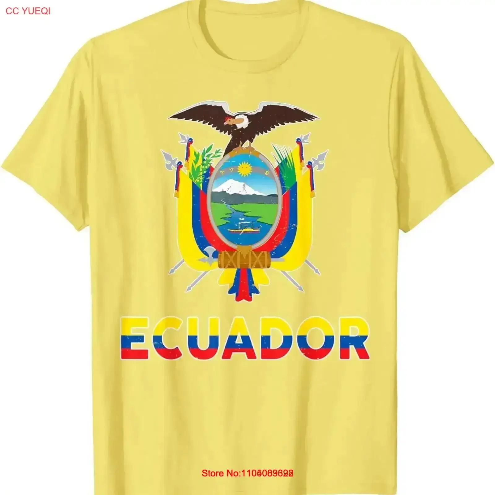 

Men Ecuador Flag Ecuadorian Hispanic Heritage Kids Boy Women T Shirt vintage Washed Comfortable Slightly Versatile Stylish