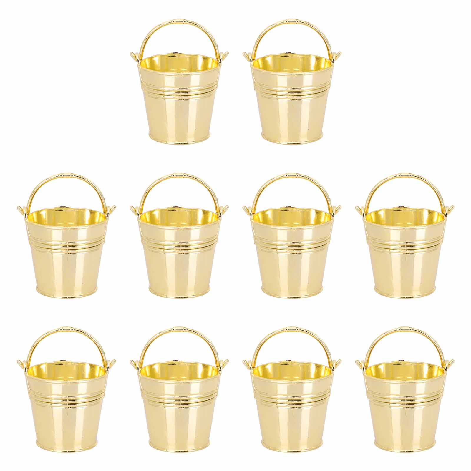 

10 Pcs Bucket Candy Box Container for Wedding Mini Buckets Storage Snack Creative Kid Gifts