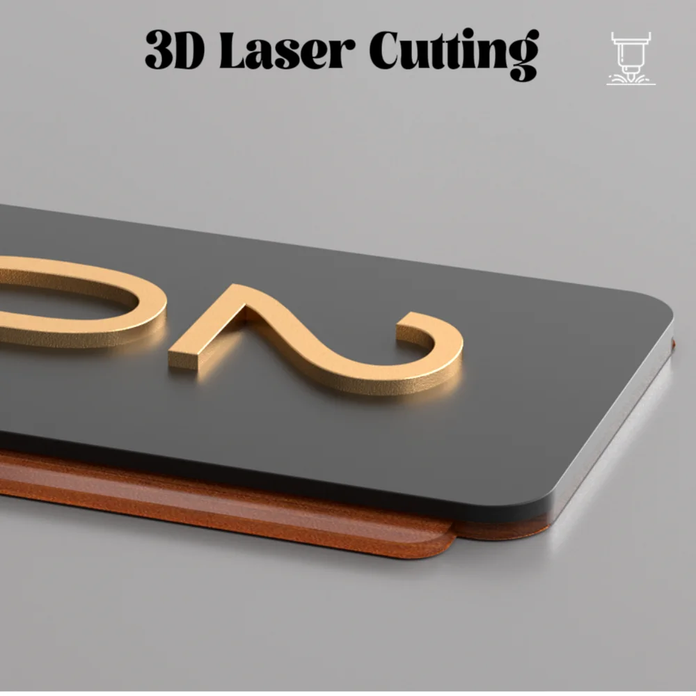 Acrylic Modern Door Plate Customize 3D Laser Cutting House Number for Home Villa Shop Store Office Apartment Restaurant Hotel