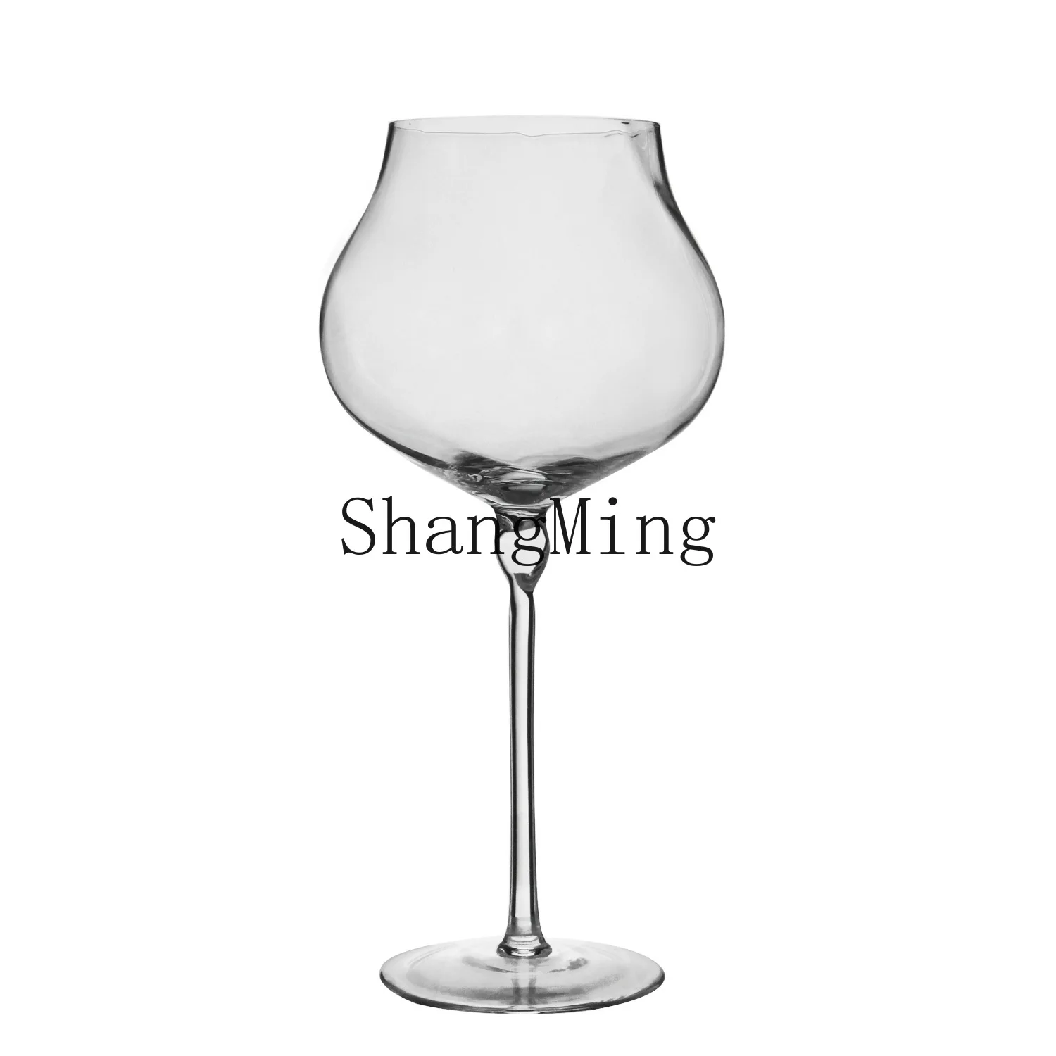 

PYH modern simple red wine glass artificially blown crystal glass wine glass high value big belly goblet