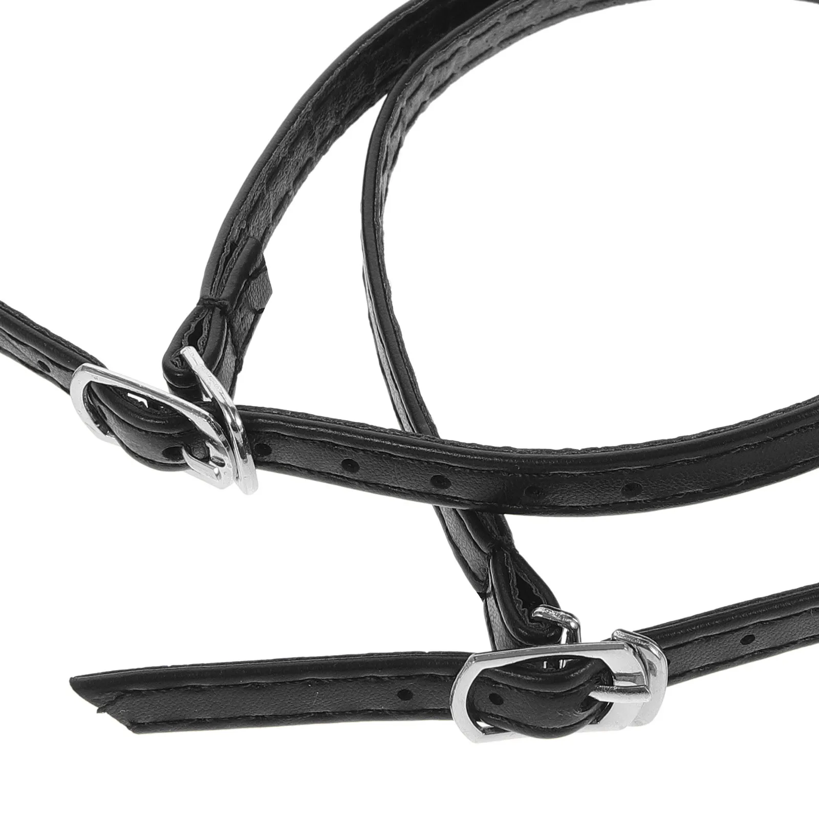 2 pares de tiras de sapato para saltos artificiais tiras de tornozelo de salto alto anti-solto acessório de sapato de fixação para mulheres