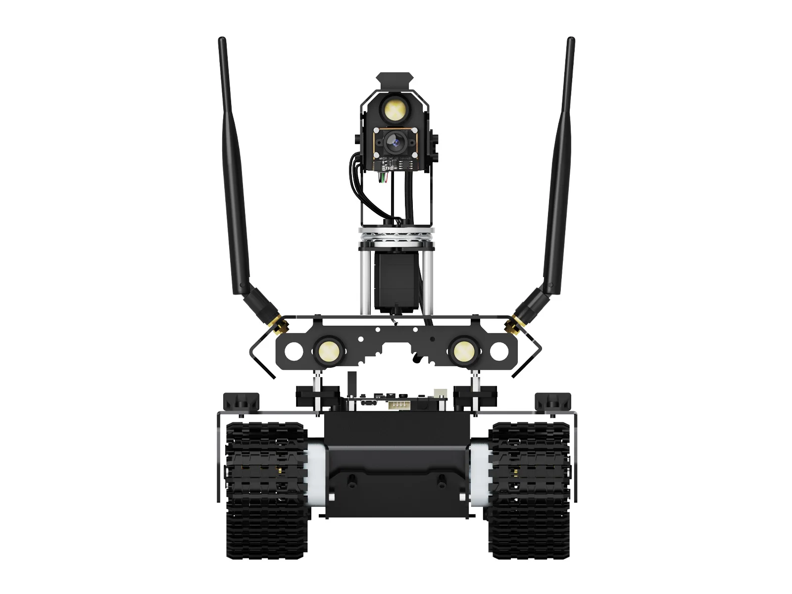 Waveshare UGV Beast Open-source Off-Road Tracked AI Robot per Jetson Orin Nano 4GB, opzionale per Jetson Orin Nano 4GB Kit