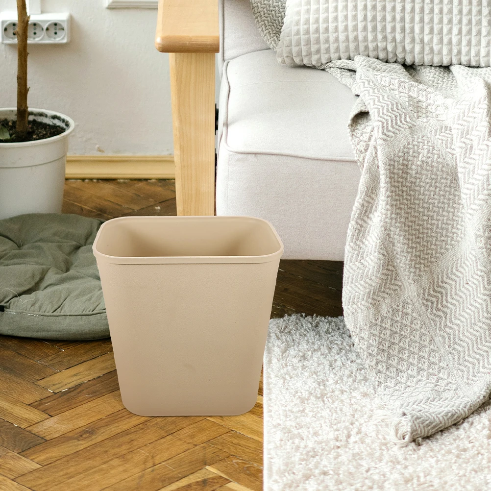 

3Pcs Plastic Waste Basket Kitchen Garbage Bucket Bedroom Waste Basket Hotel Office Round Trash Can Kitchen Bin
