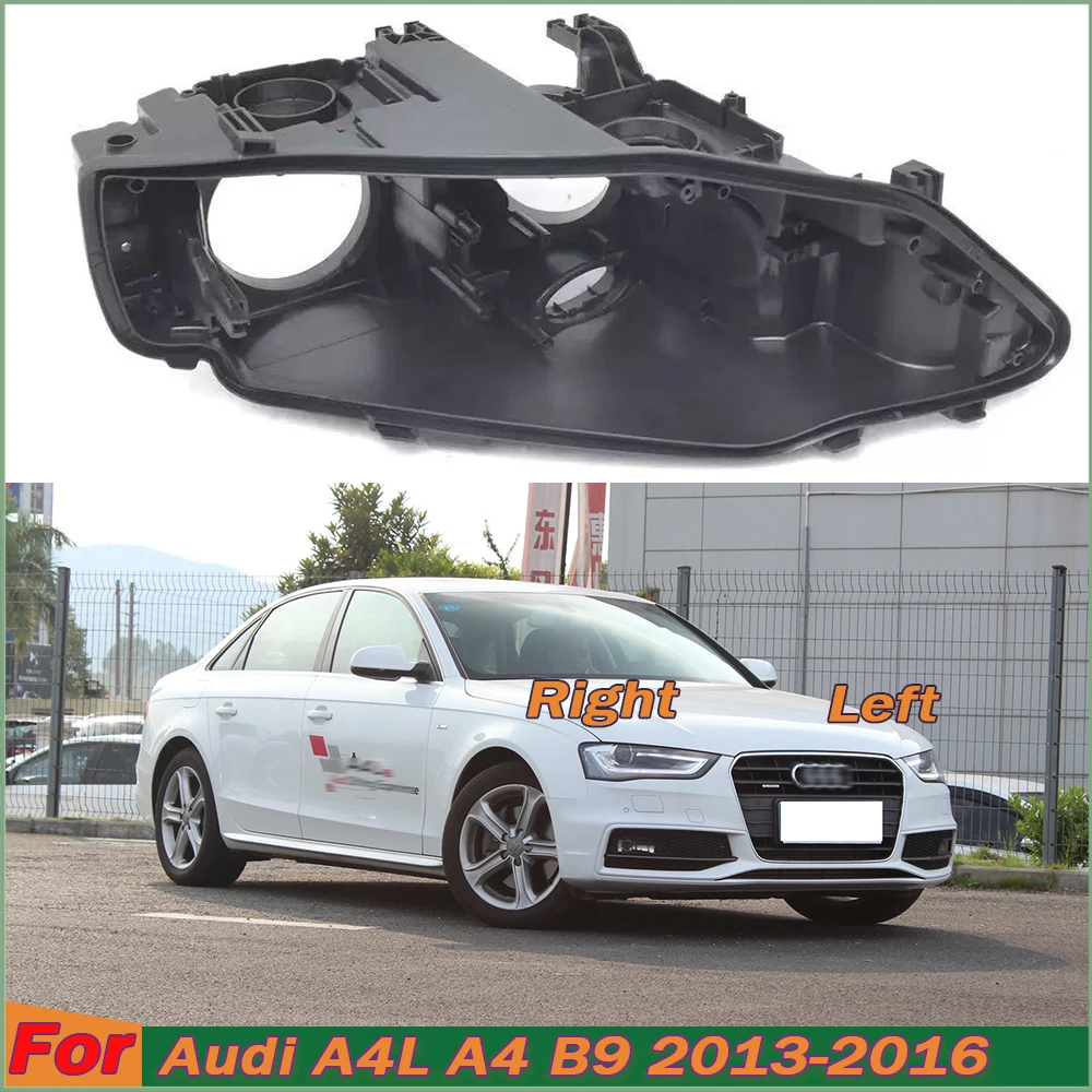 

Headlight Base For Audi A4L A4 B9 2013 2014 2015 2016 Headlight Rear Housing Bottom shell Auto Replacement Parts