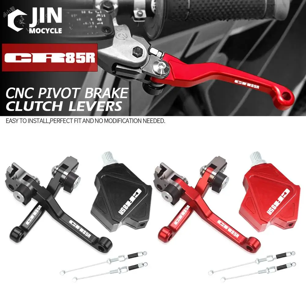 

Dirt Bike CNC Brake Clutch Levers Stunt Clutch Pull Cable Lever Replacement Easy System For HONDA CR85R 1998-2007 2006 2005 2004