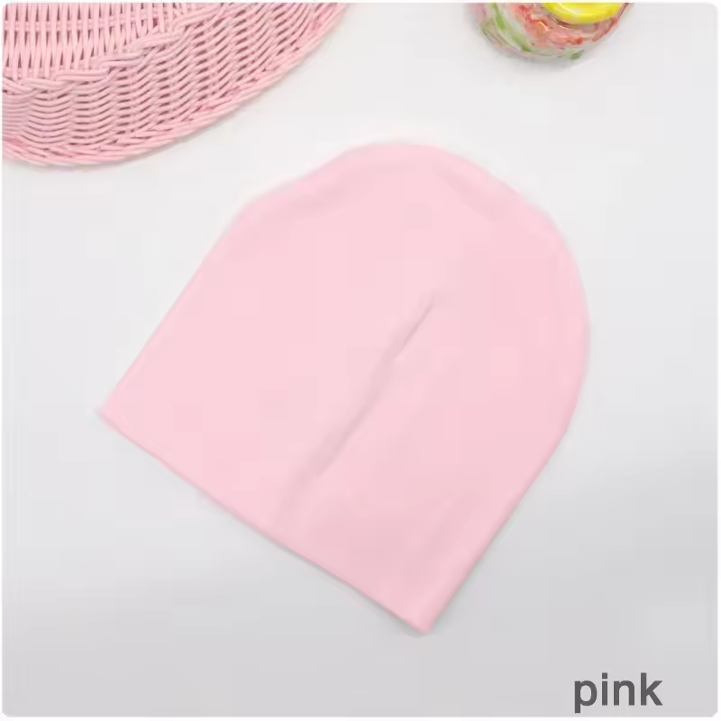 6M-3Y Baby Street Dance Hip Hop Hat Cotton Spring Autumn Toddler Cap Scarf for Boys Girls Winter Warm Solid Color Children - Image 4
