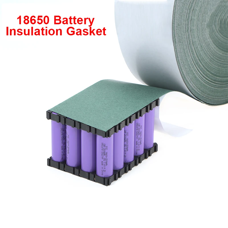 1m 120mm 18650 Li-ion Battery Insulation Gasket Barley Paper Pack Cell Insulating Glue Fish Tape Warp Electrode Insulated Pads