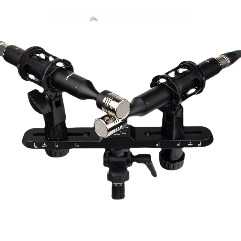 

MS02 Стереозапись Двухканальный держатель микрофона Микрофон XY Точность линейки