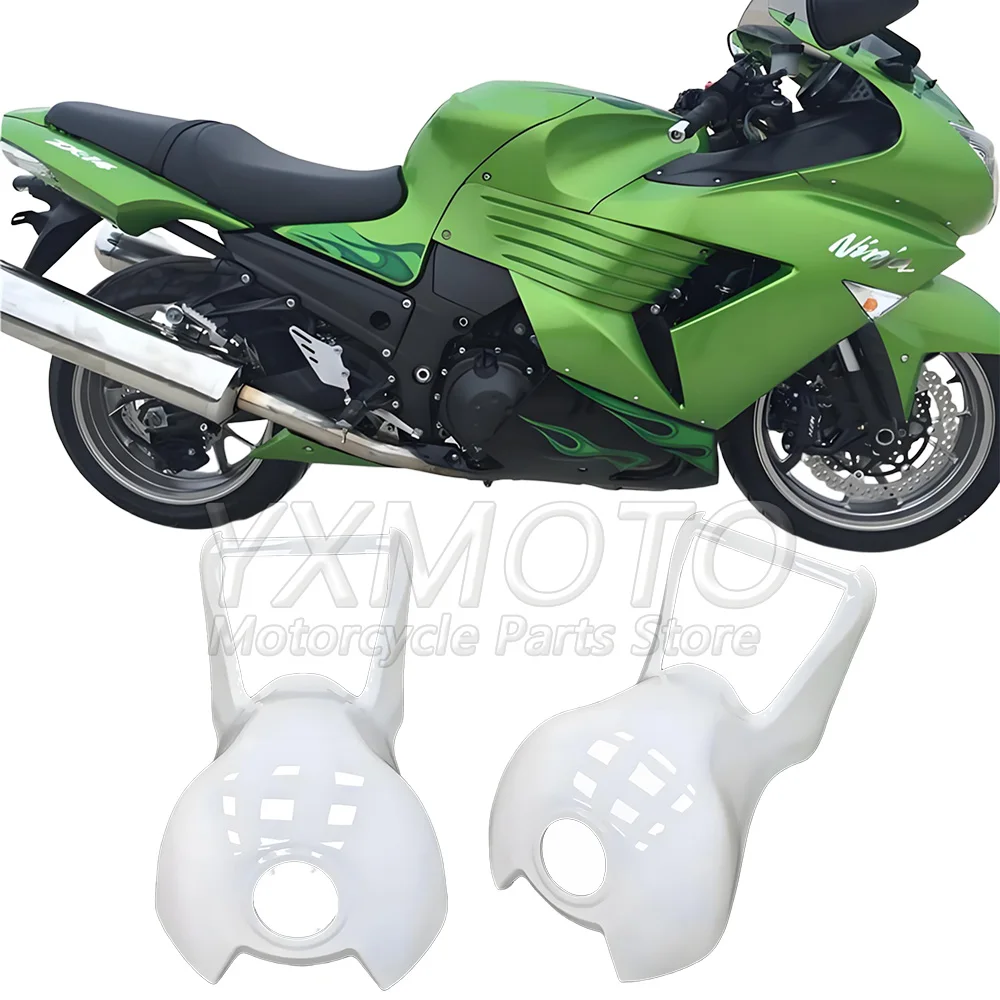 Cubierta del tanque de combustible de la motocicleta, tapa del tanque de combustible, carcasa del tanque de combustible compatible con ZX-14R 2006 2007 2008 2009 2010 2011 06 07 08 09 10 11