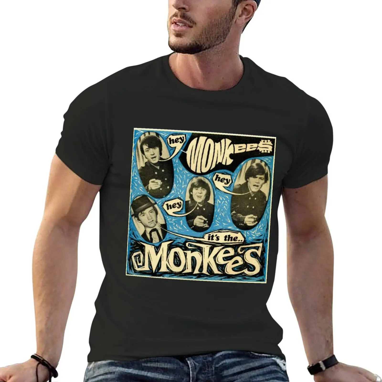 Monkees T-Shirt sports fans anime clothes graphic tee shirt men