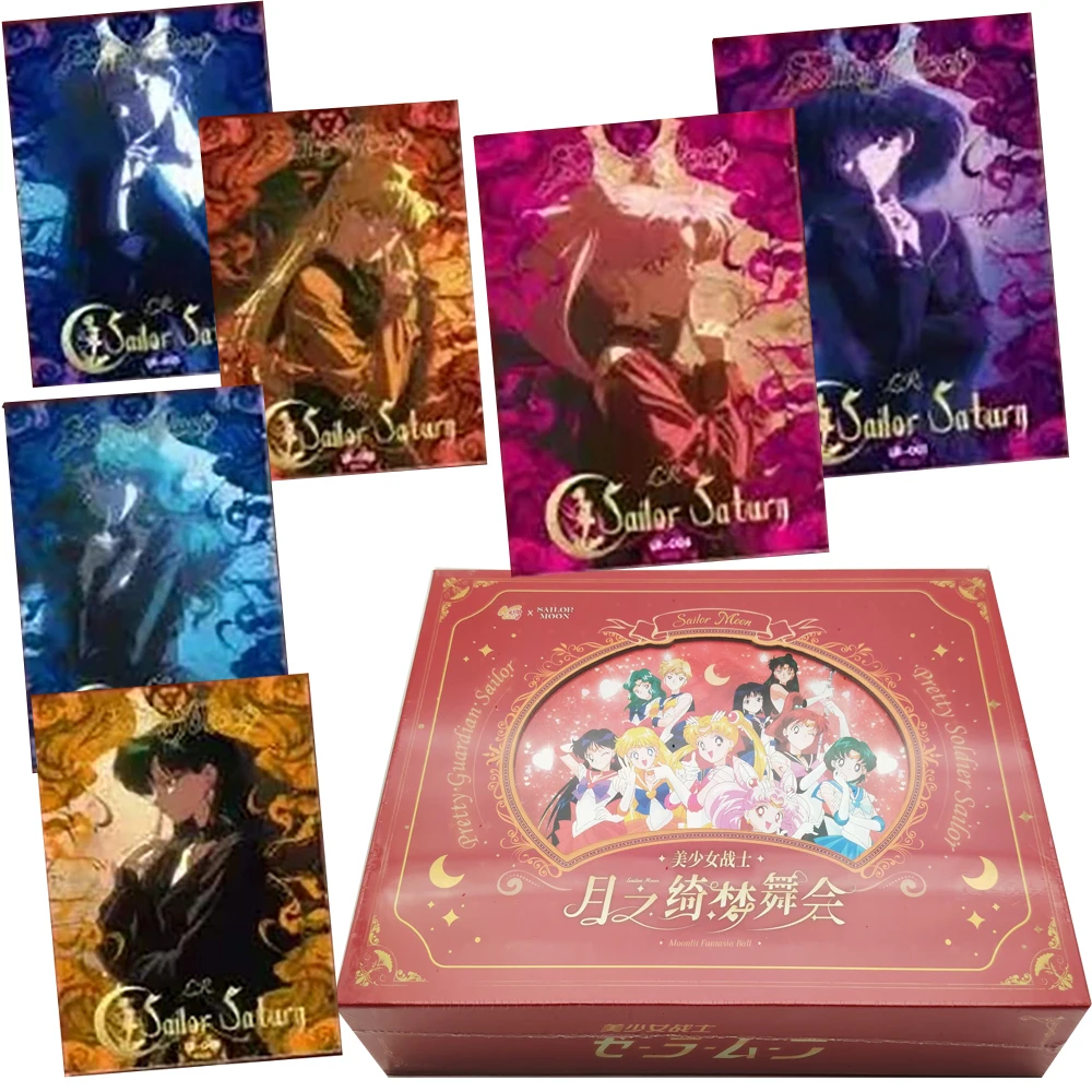 

Sailor Moon Collection Card Japanese Classic Fantasy Battle Anime Rare Exquisite Limited Cards Toy Christmas Gifts for Children