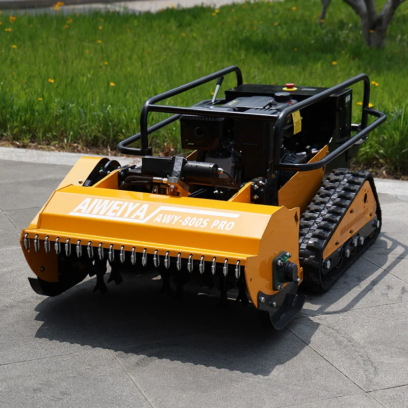 Customized Remote?Controlled Multi?Terrain Lawn Mower Hammer Flail Mower High Grass Mower For Hillside Garden rotary mower