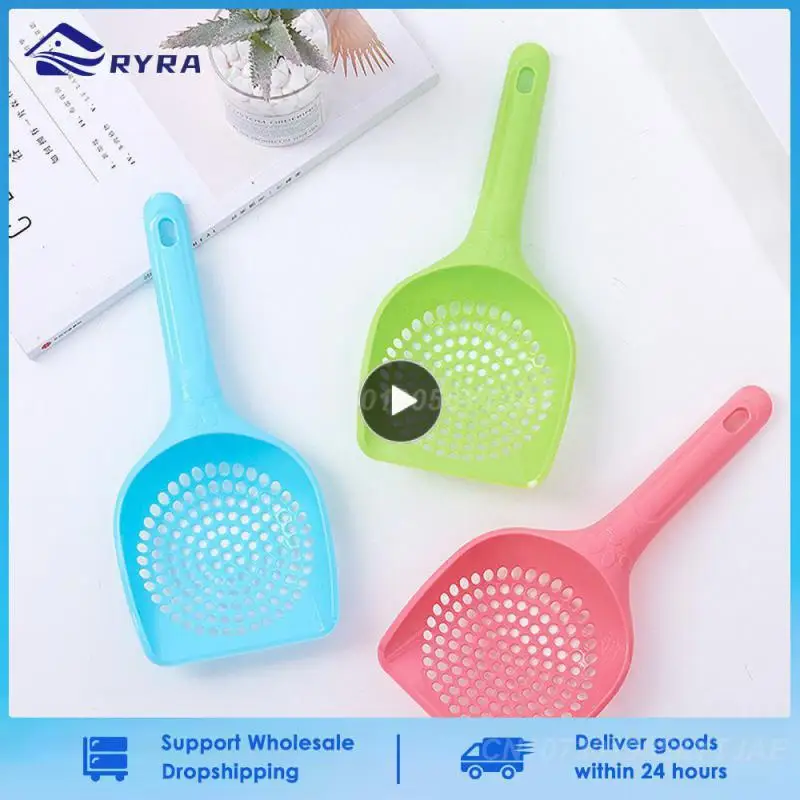 Plastic Cat Litter Scoop Pet Care Sand Waste Scooper Shovel Hollow Cleaning Tool Hollow Style Lightweight Durable Easy to Clean