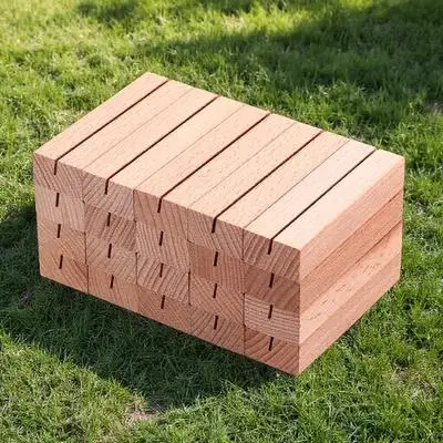 

20 pcs Wooden Base Card Holder Khaki Beech Rustic Table Number Greeting Place Holders Photo Stand Display Family Decor