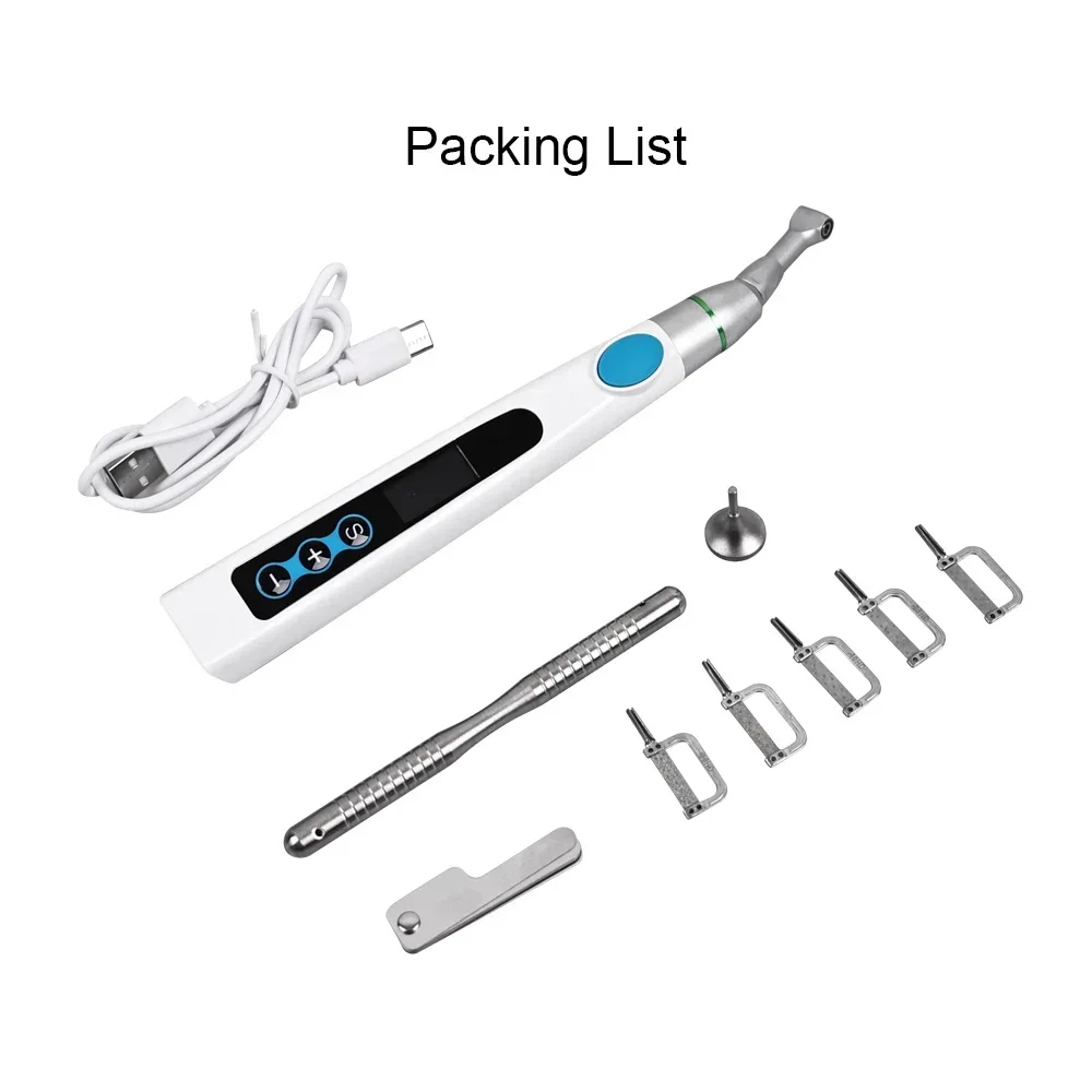 ELIJAH Wireless Dental Electric Polishing Machine IPR System 500-3000RPM 360° Rotation Removable Head Dentist Orthodontic Motor