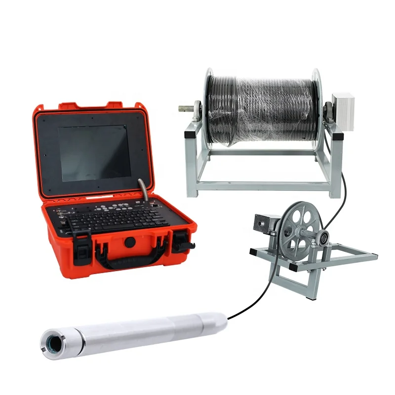 

12mmS Outdoor Analog Camera Water Deep Well Borehole Inspection camera with 100m Handle Winch