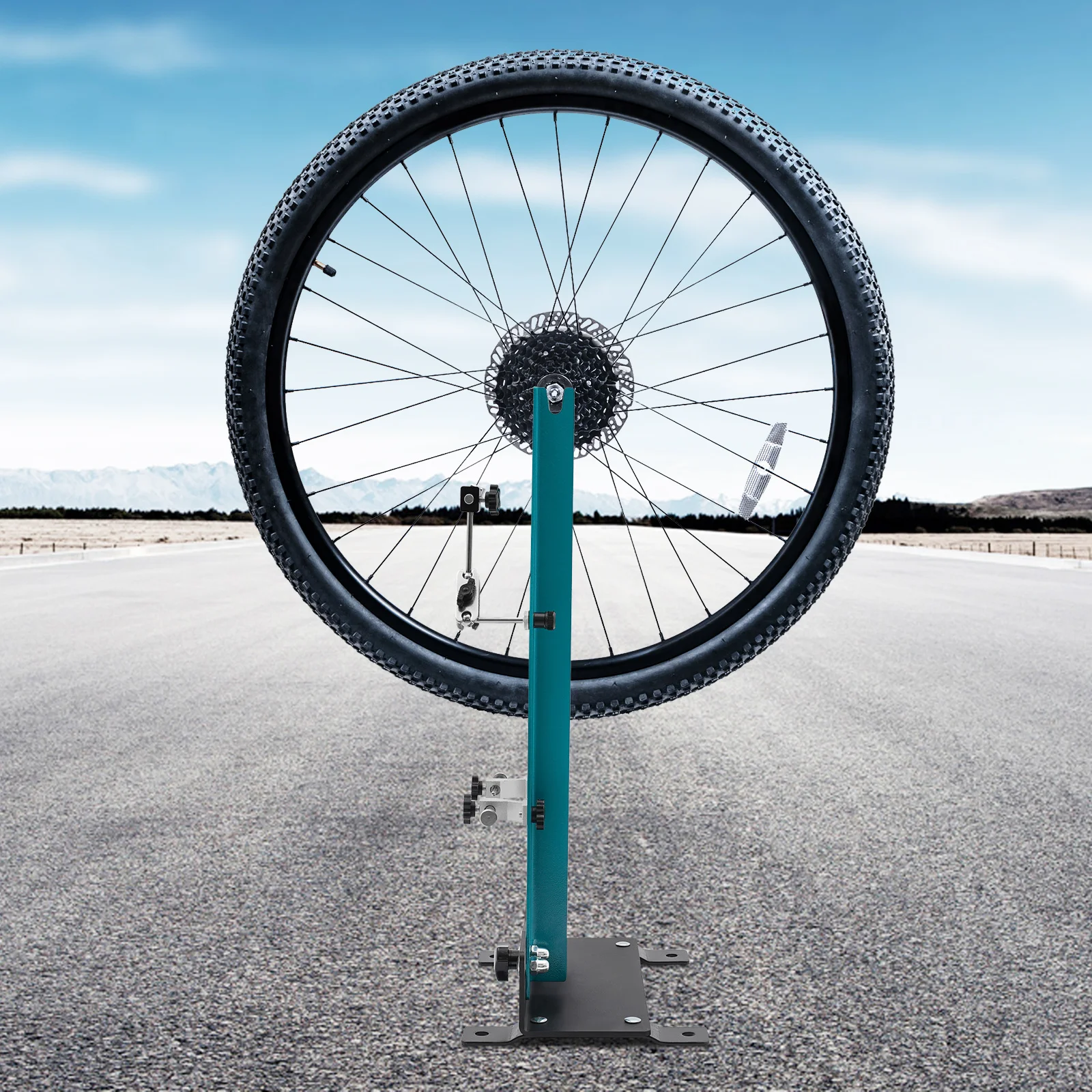 حامل عجلة الدراجة - أداة محاذاة وإصلاح دقيقة، معدات ترونغ الإطارات المتينة لصيانة الدراجة