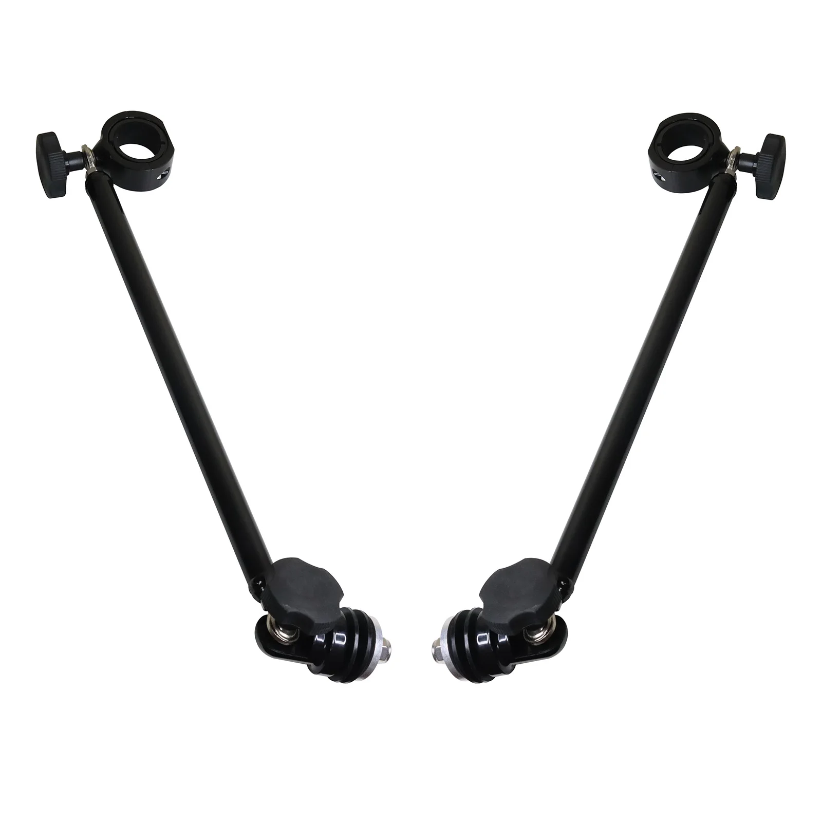 Raider T-top Vertical Brace Stabilizer Kits for 2 Inch Tubing VB25 Black White Anodized