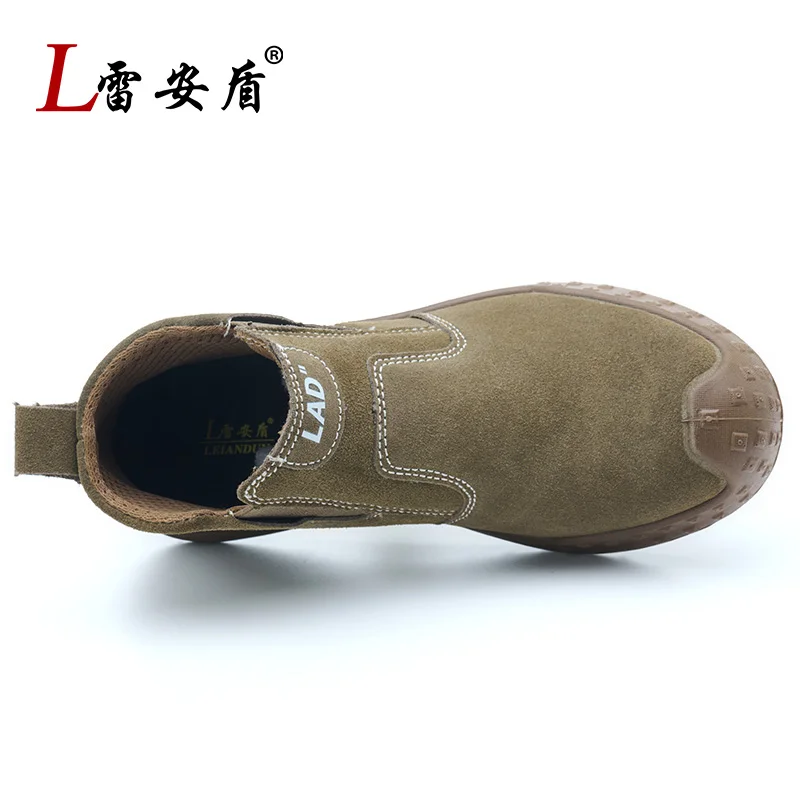 Leiandun Slips-on Welding Safety Shoes Protection for Your Feet in Hot Work Environments
