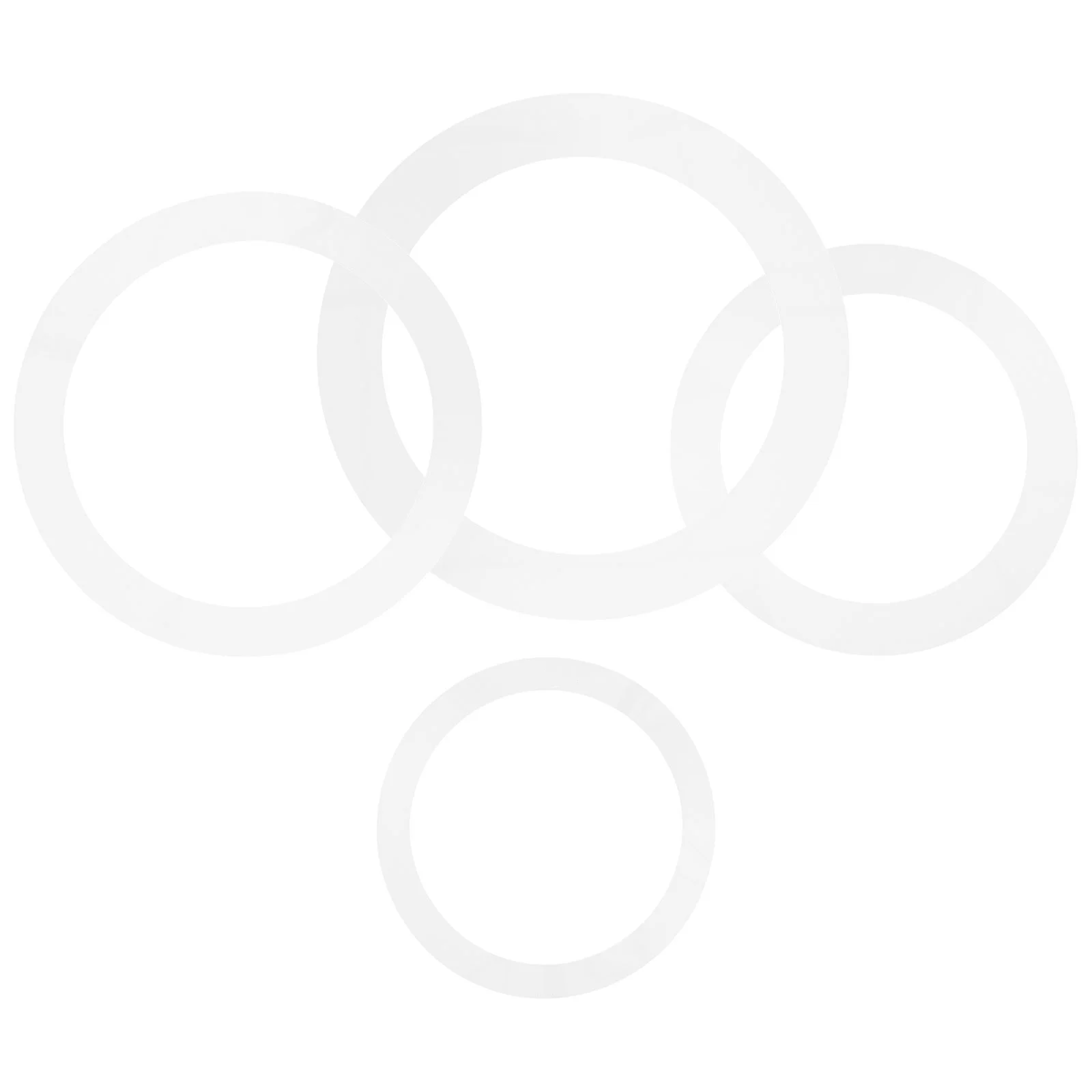 

4pcs Snare Mute Ring Kit Pet Noise Reduction Drum Practice Portable Simple Drum Accessories For Home Percussion Instrument Parts