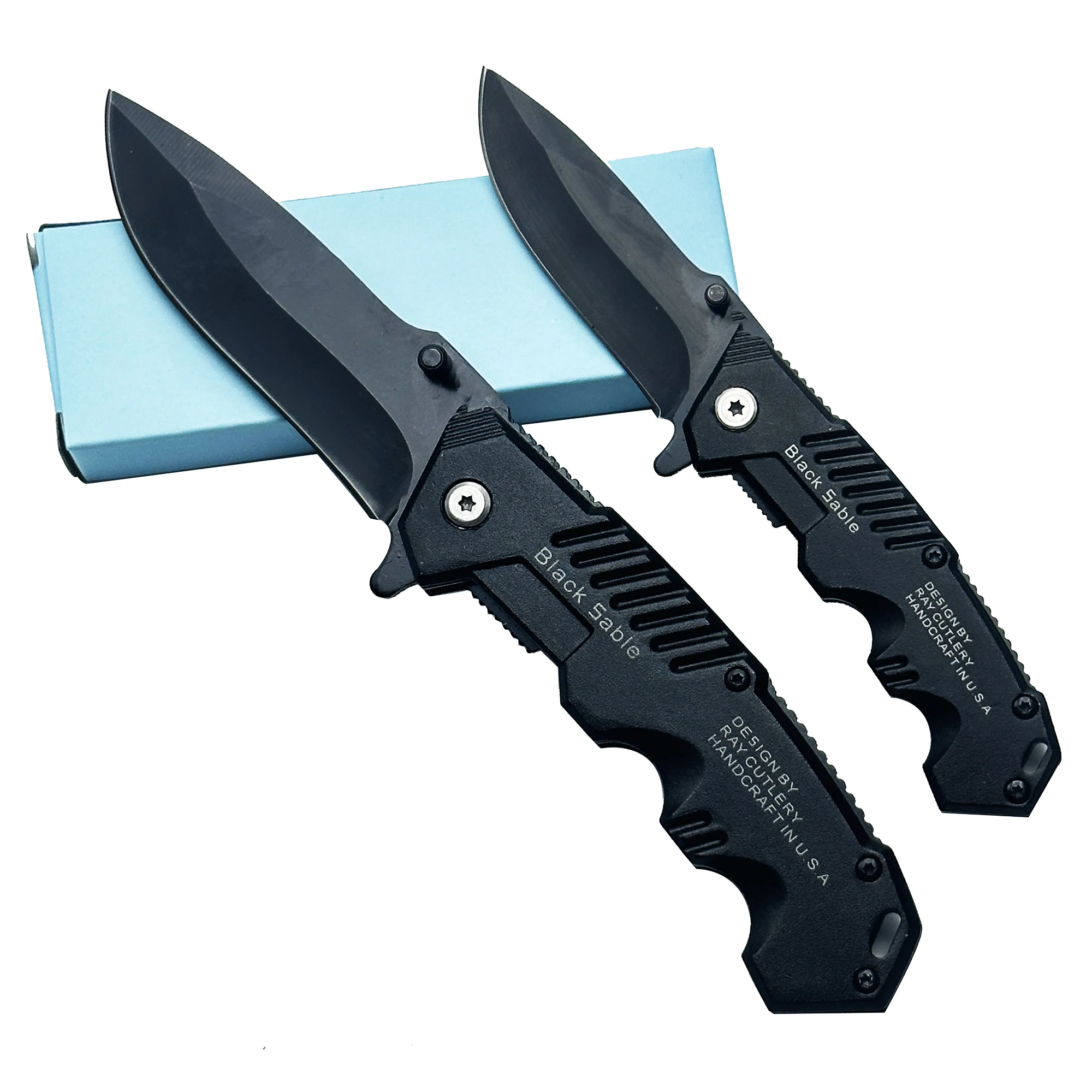 Stainless steel convenient folding knife EDC pocket folding knife is suitable for outdoor camping, fishing, survival and hunting