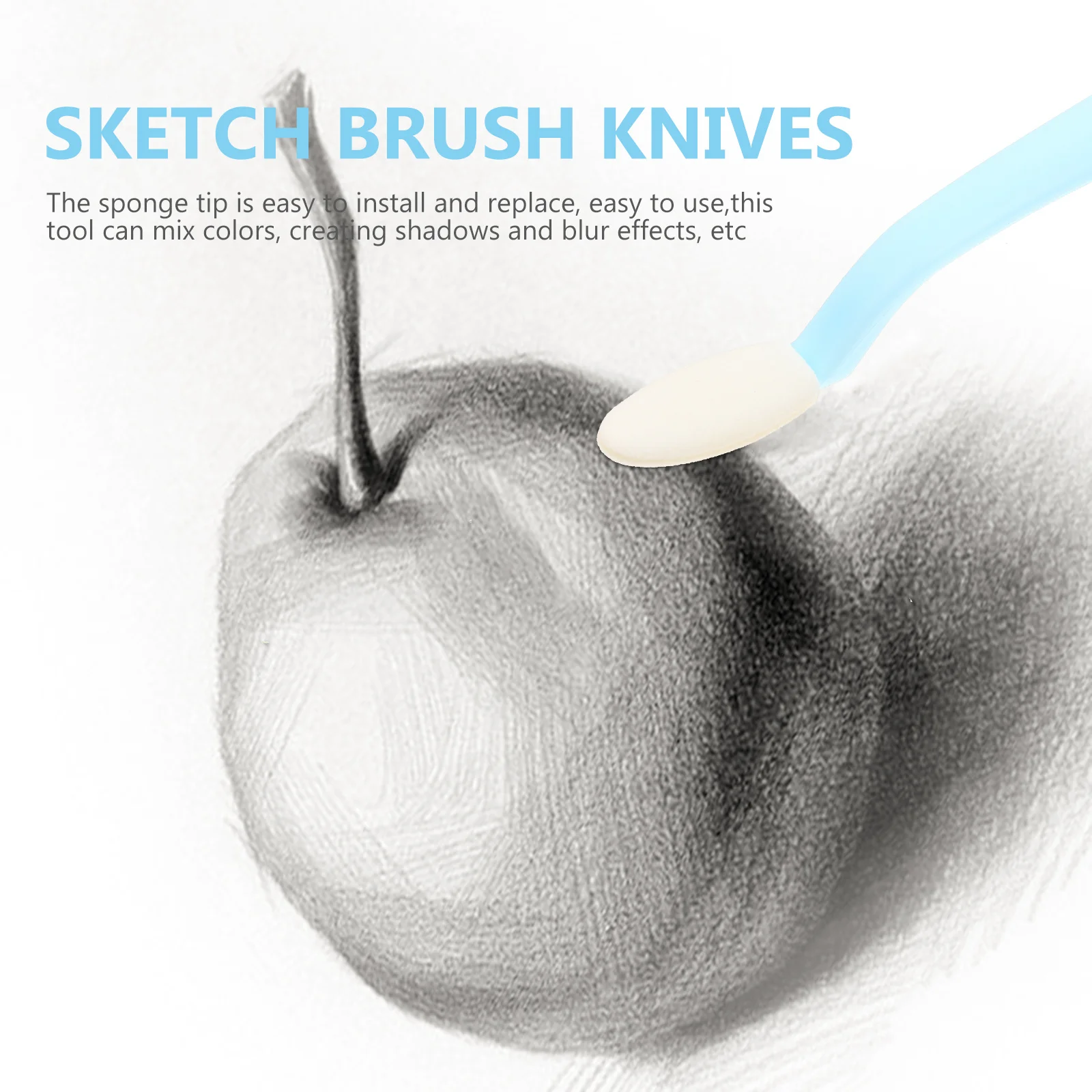 

1 Set Sketch Sponge Wiper Plastic Washable Art Tool For Artists Students Drawing Practice Smudge Erase Blending Pen Durable