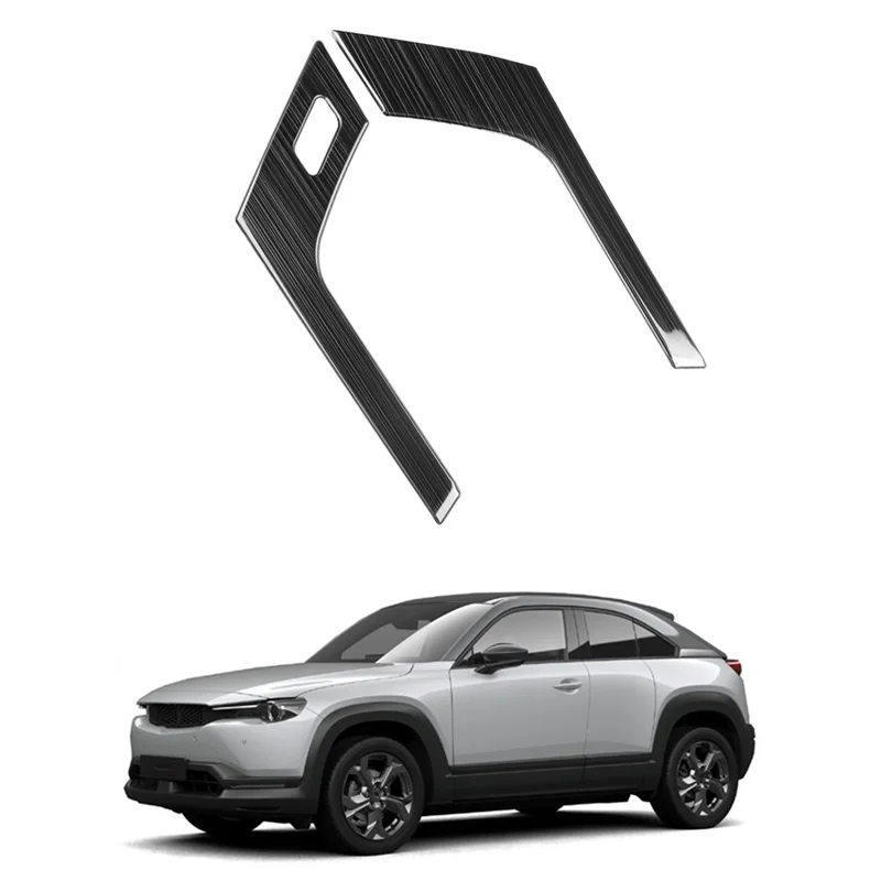 For 2022 Mazda MX30 MX-30 Car Inner Door Handle Panel Decoration Strip Cover Trim Sticker RHD