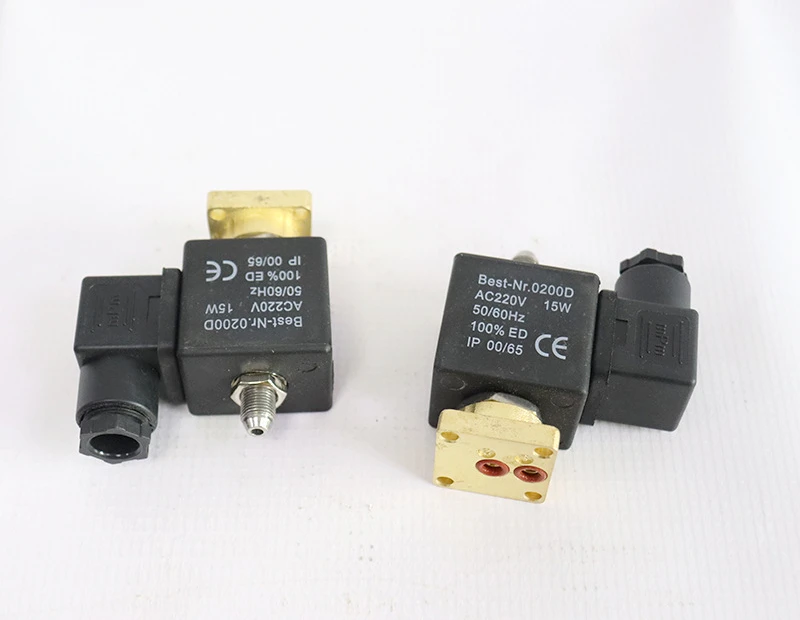 Manufacturer's supply of air compressor accessories Square solenoid valve Double lip counterclockwise accessories for easy