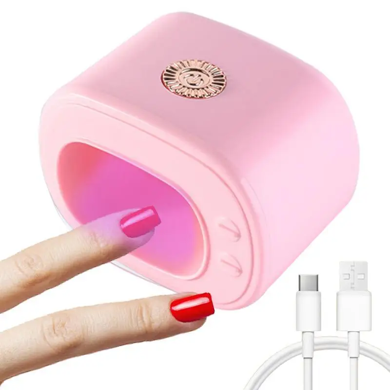 Mini lampada per unghie a LED lampada per unghie USB portatile facile da trasportare lampada in Gel ad asciugatura rapida USB UV Nail Art Light per l'estensione delle unghie unghie fai da te