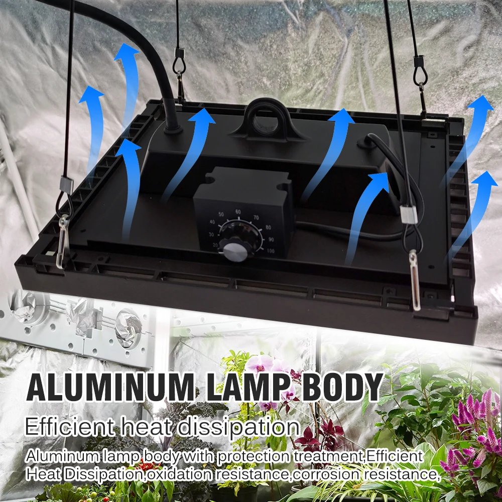 ستبليس عكس الضوء 150 واط QB288 LM281B 3000 كيلو/5000 كيلو مزيج 660nm UV IR LED تنمو ضوء Led لوحة الكم مع سائق #5