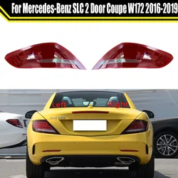 Car Taillight Cover Shell Rear Taillamp Transparent Lampshade Auto Light Lamp For Mercedes-Benz SLC 2 Door Coupe W172 2016-2019