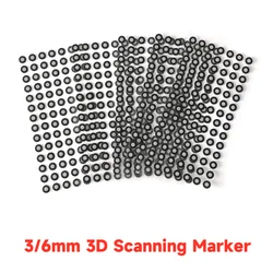 Creality 3/6mm 3D Scanning Marker 3D Tracking Dot Reference Point Markers for Creality CR-Scan Raptor / CR-Scan Otter