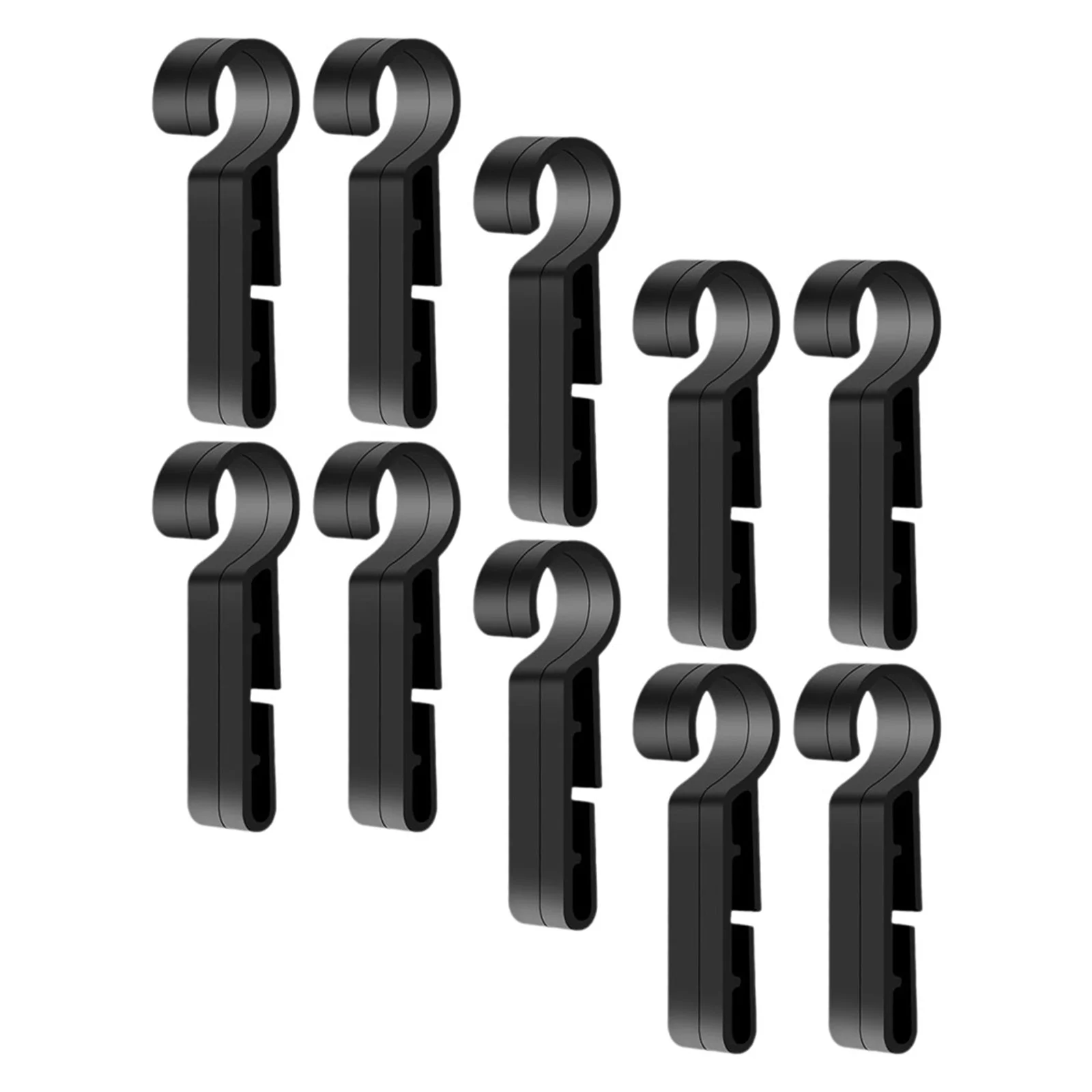 10Pcs Hard Hat Clip for Headlamp Light Mounting Clip Flashlight Fastener Compact Portable Replacement Hardhat Light