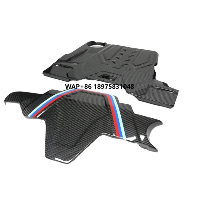 FUXUAN 3K Dry Carbon Fiber Aero Kit M5 M8/F90 F91 F92 Includes Engine Cover Rear Lip Aerodynamic Parts Exterior Accessories