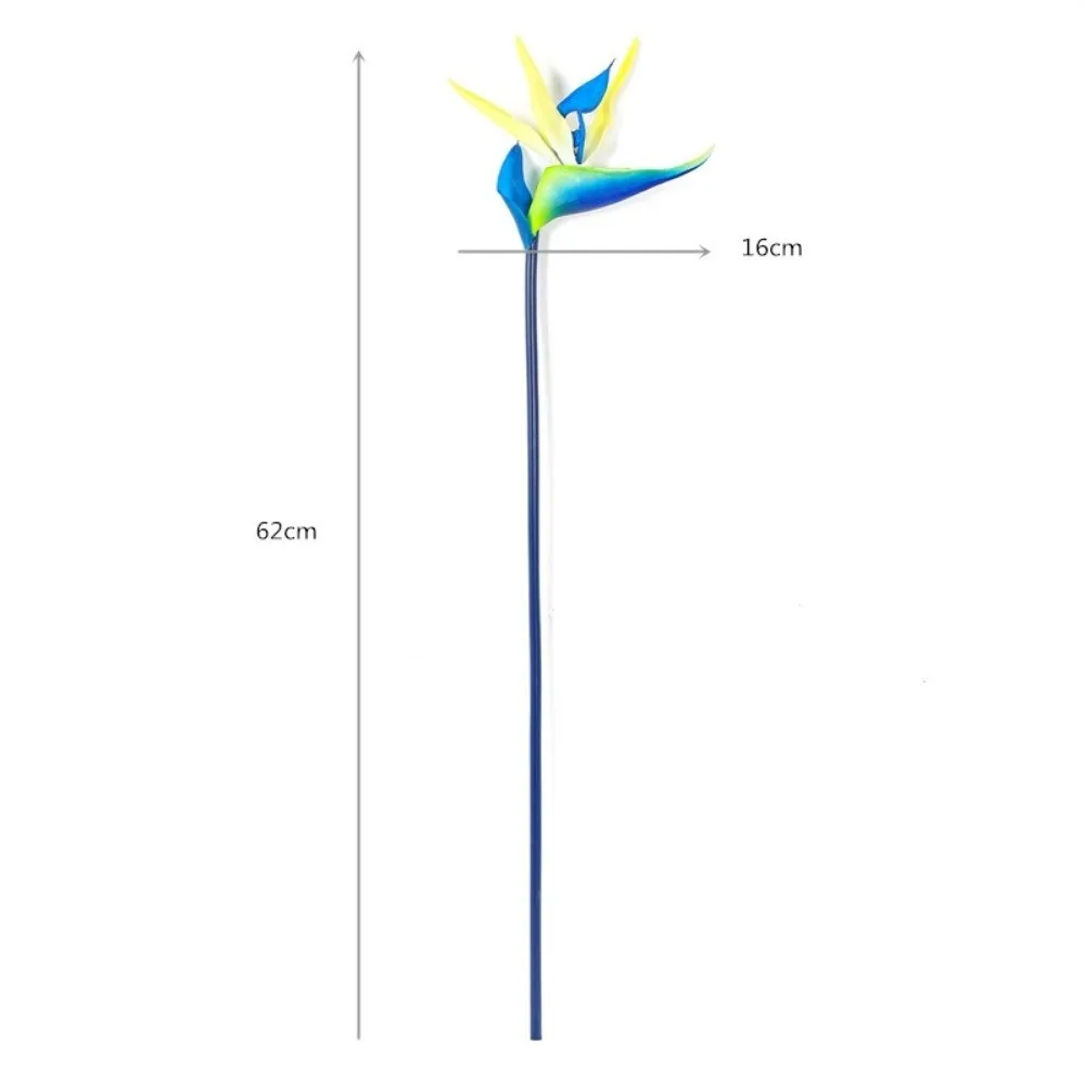 

Long Stem Artificial Bird of Paradise Decorative Authentic Touch Artificial Strelitzia Flowers DIY Fake Flower