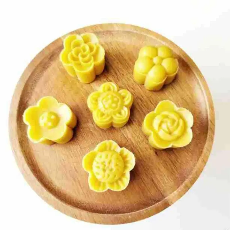 

Mini Flower Flower Moon Cake Set Tail Cake Model с тиснением