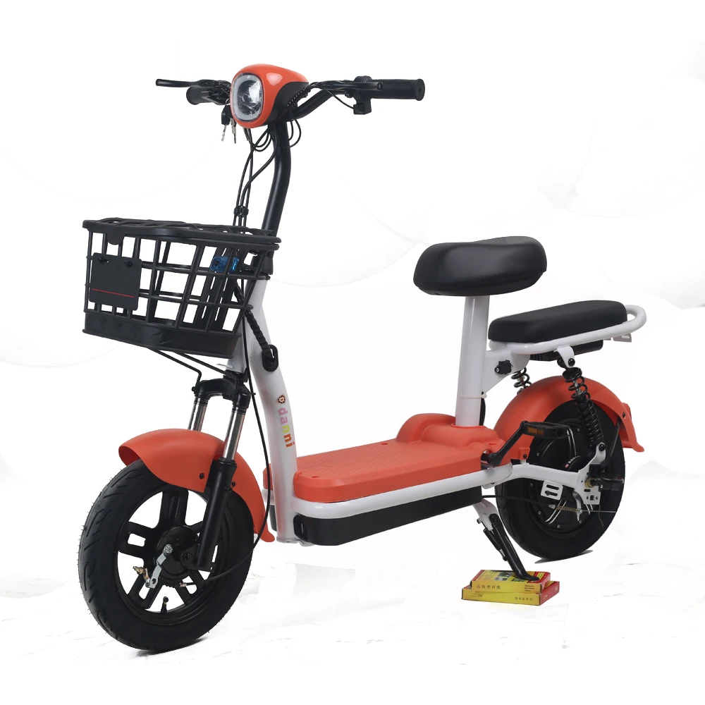 성인을 위한 전기 도시 자전거를 통해 도매 인기 있는 350W 48V 자전거 전기 스쿠터 자전거 14 인치 단계