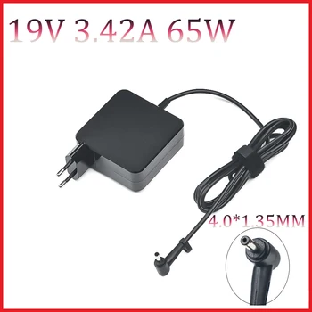 EU 19V 3.42A 65W 4.0*1.35 Power Charger อะแดปเตอร์สำหรับแล็ปท็อปสำหรับ Asus Zenbook UX32VD UX305CA Ux31a X201e ux305f S200e ADP-65DW