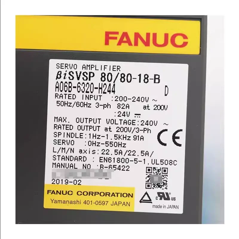 A06B-6320-H244 New Fanuc Servo Driver IN STOCK Fast ship