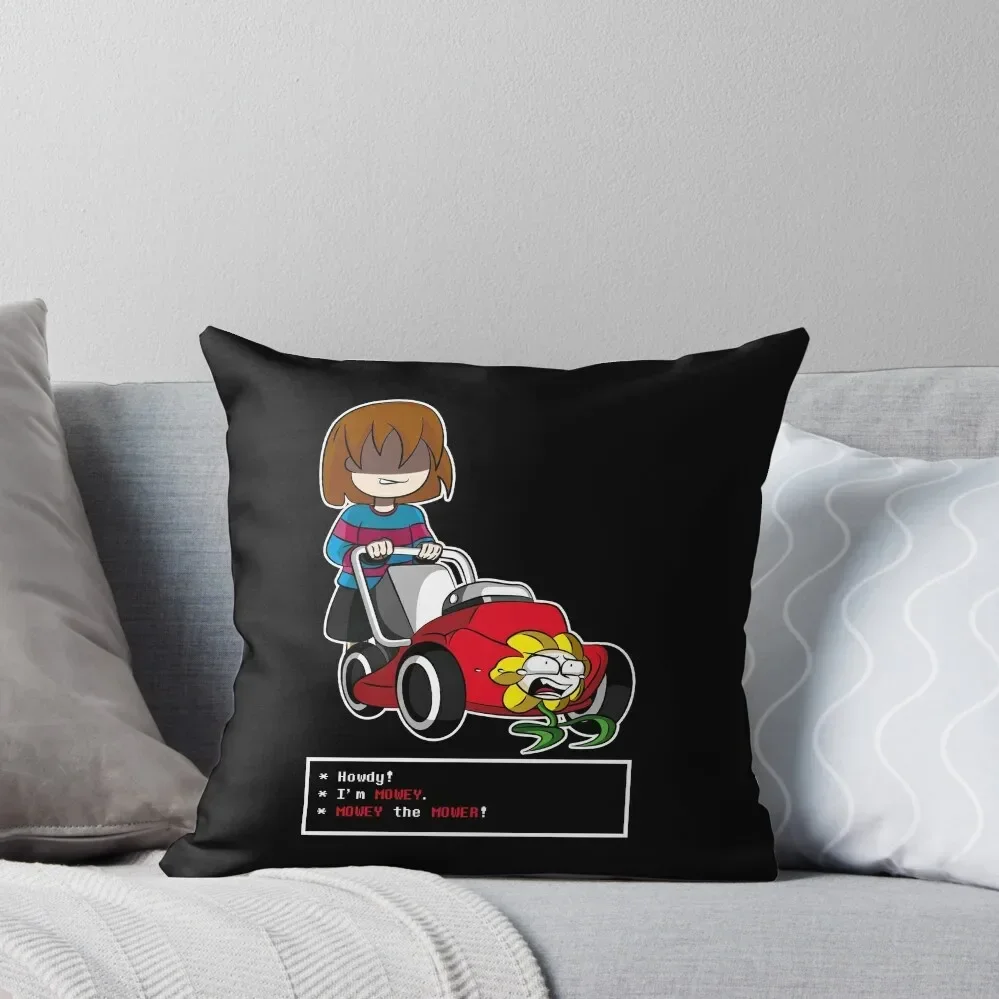 Undertale Frisk and Flowey Throw Pillow pillow pillowcase Plaid Sofa Decorative Cover For Living Room Pillow