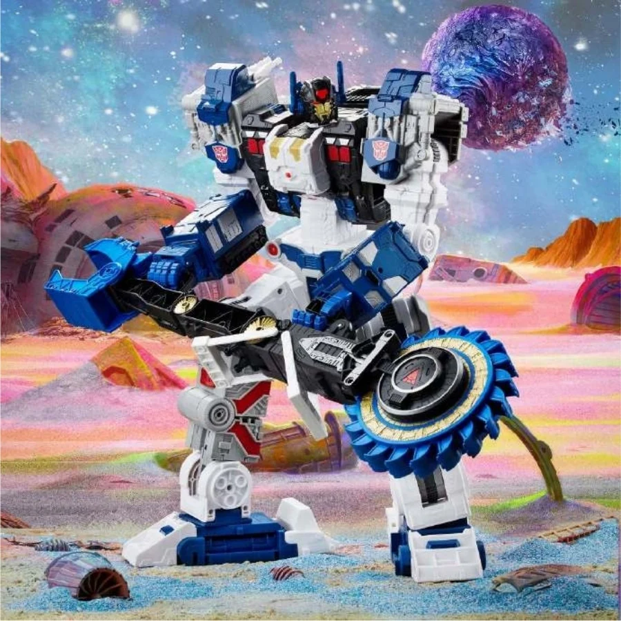 Op voorraad Transformed Toys Heritage Series: het enorme C-versie Galaxy Power Moving-model op Titan-niveau
