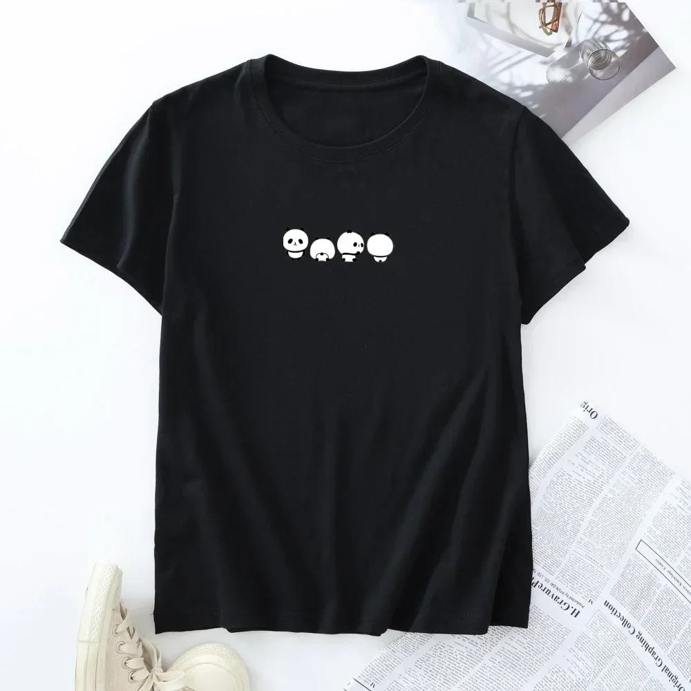 Short Sleeve Tees Plus Size Women's T-shirt 100% Cotton Summer Tops Woman Clothing Female Tshirt Fashion Graphic T Shirts