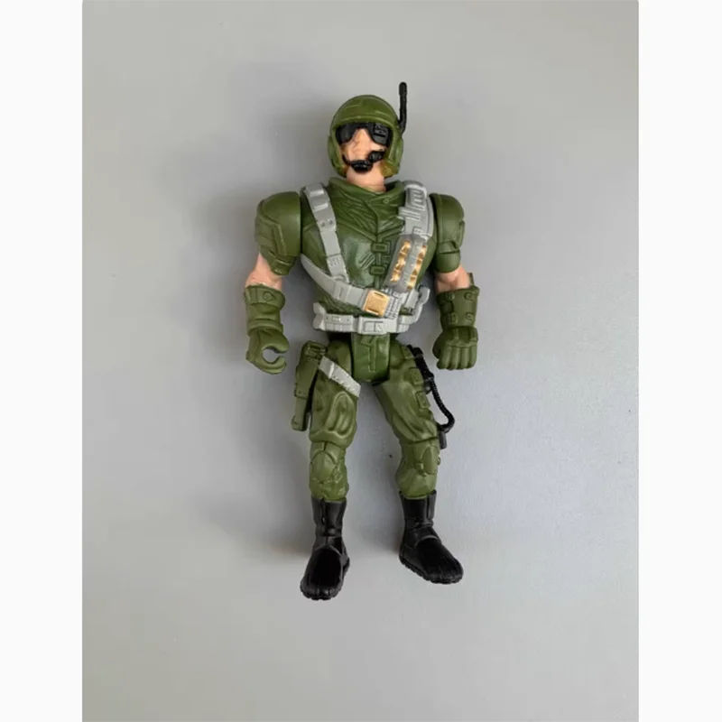 1:18 스케일 군인 부대 3.75 인치 액션 피규어 플라스틱 장난감 장식 클래식 소장품