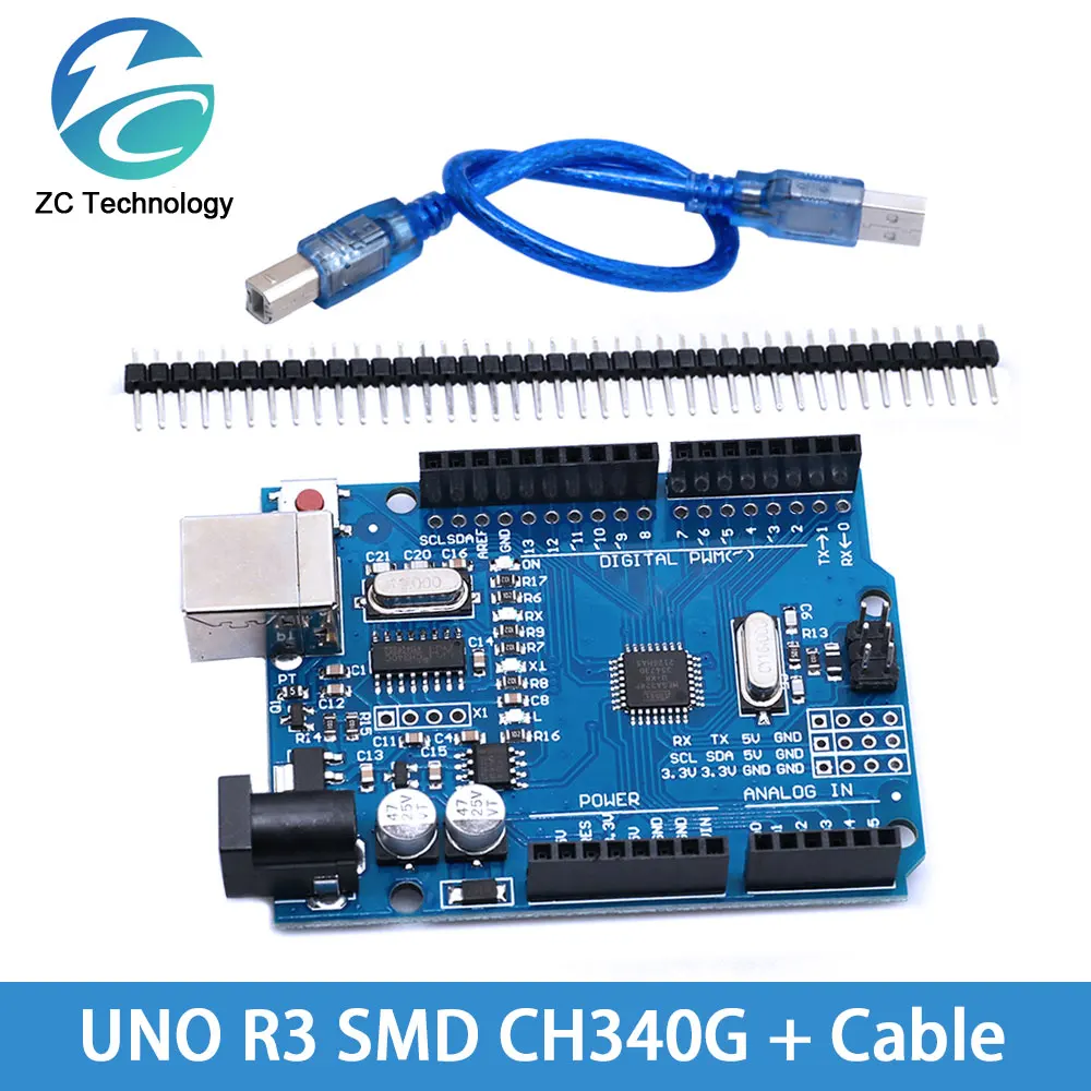 UNO R3 Official Box Type-c Mini Micro WiFi  ATMEGA328P Original Chip CH340G For Arduino UNO R3 Development Board WeMos ESP8266