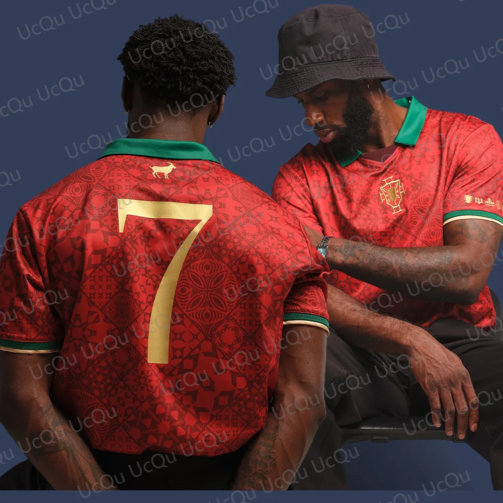 Vintage Classics Special Limited Edition Portugal Goat 7 Soccer Jersey Oversized Football Jersey For Adult/Kids Top