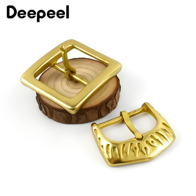 1 PC 45/50 มม.โลหะทองเหลืองเข็มขัดทองแดง PIN Clasp เอวหัวเข็มขัดสําหรับกางเกงยีนส์กางเกงเข็มขัด DIY เสื้อผ้าอุปกรณ์เสริม
